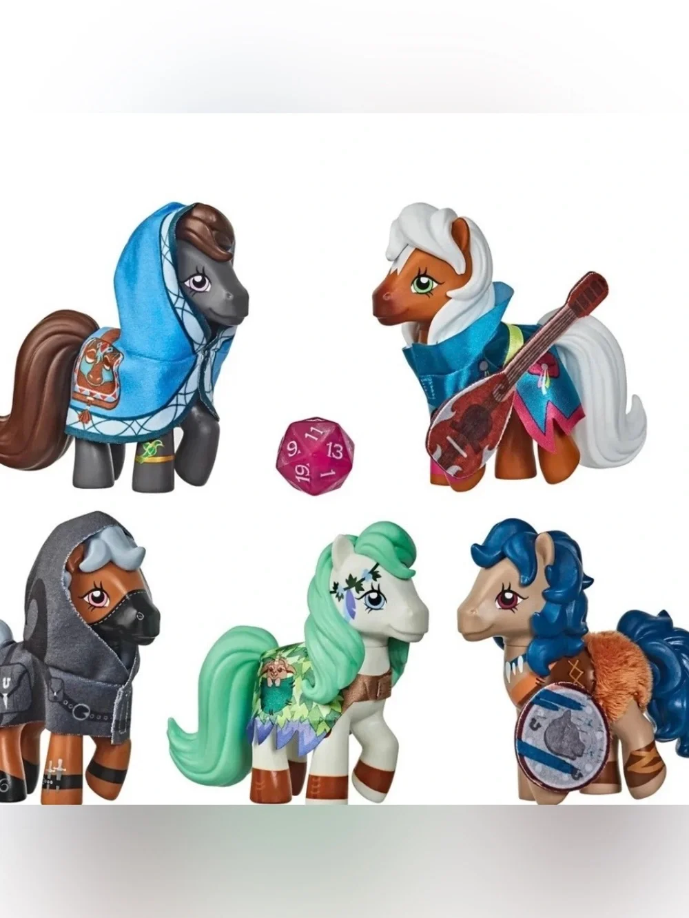 My Little Pony Cutie Marks and Dragons, Dungeons and Dragons crossover. Set of 3